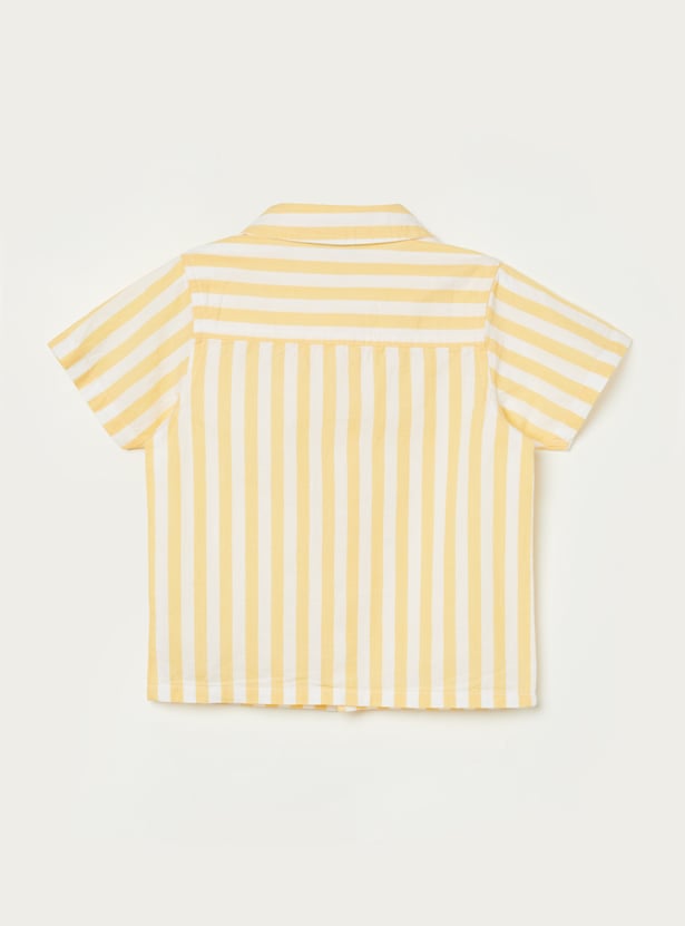 FAME FOREVER Boys Striped Shirt