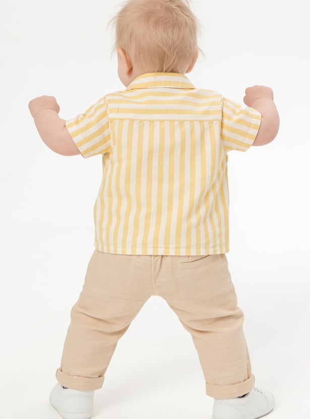 FAME FOREVER Boys Striped Shirt