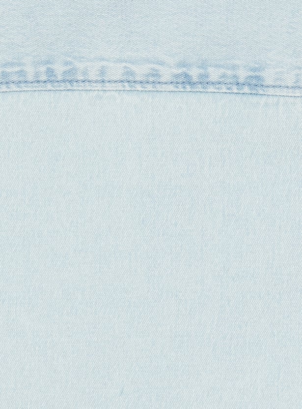 FAME FOREVER Boys Embroidered Shirt