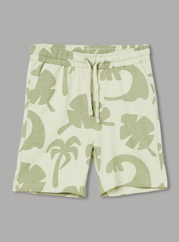 FAME FOREVER Boys Graphic Print T-shirt with Shorts