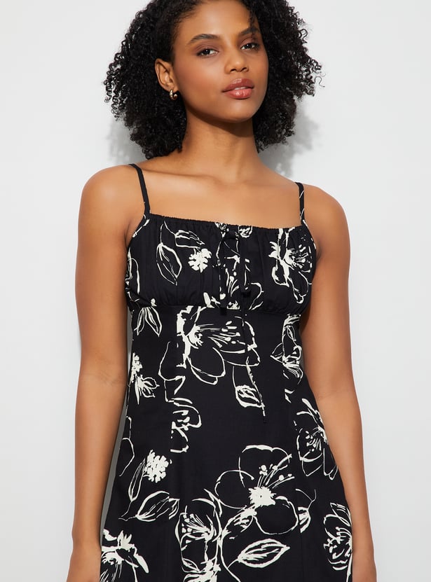 GINGER Printed Skater Dress