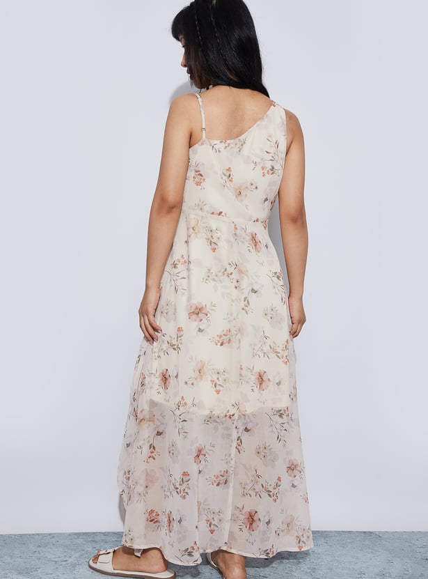 GINGER Floral Print Maxi Dress