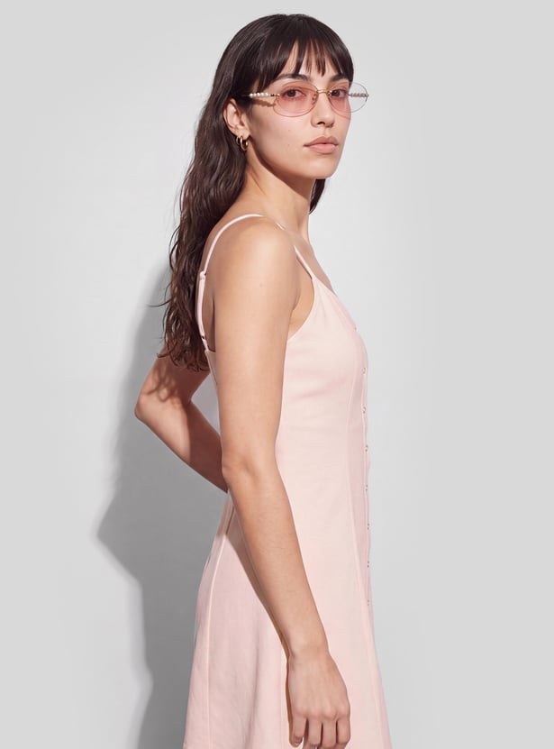 GINGER Solid Bodycon Dress
