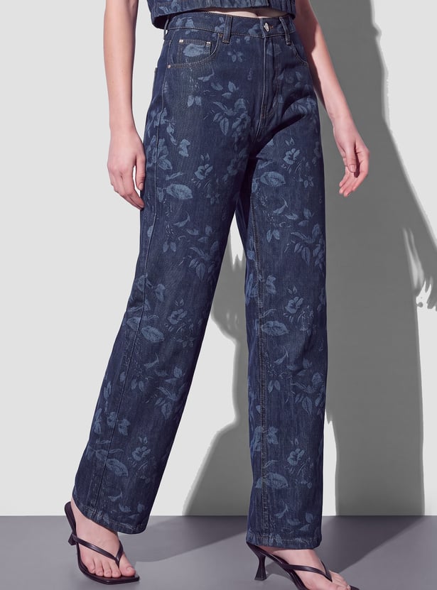 GINGER Printed Woven Jeans