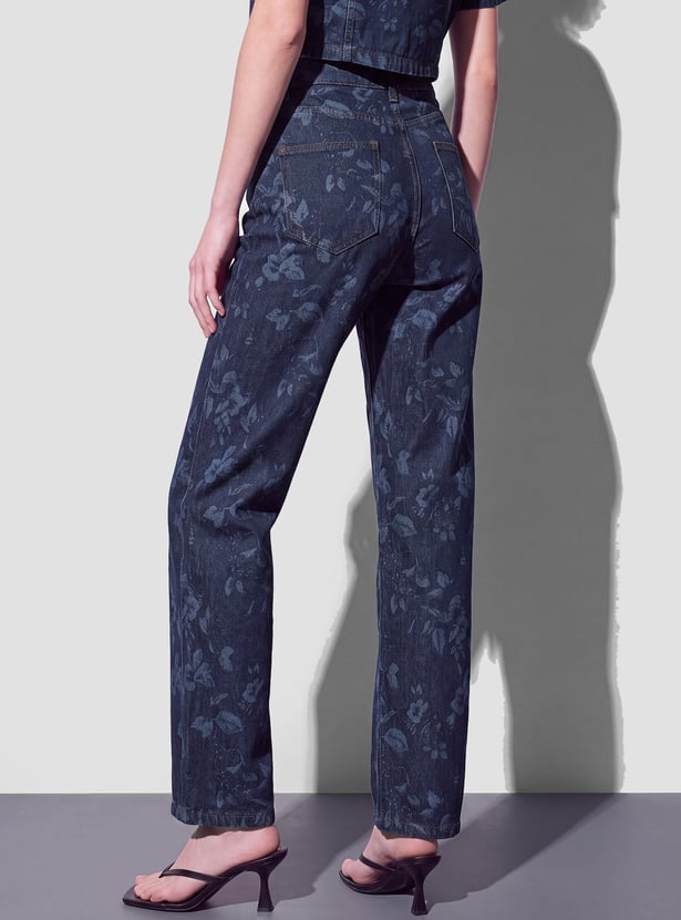 GINGER Printed Woven Jeans