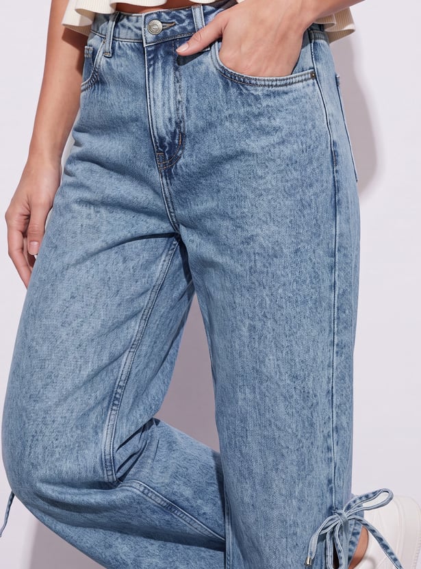 GINGER Bow Detail Jeans