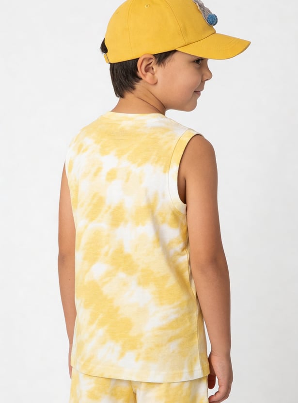 FAME FOREVER Boys Tie & Dye Shorts Set
