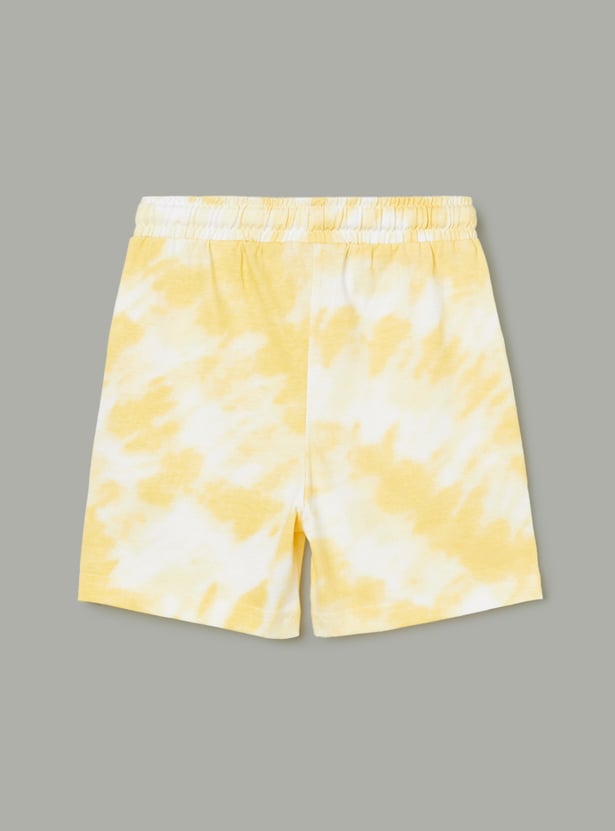 FAME FOREVER Boys Tie & Dye Shorts Set