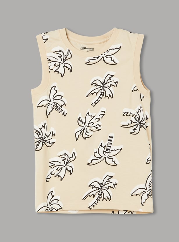 FAME FOREVER Boys Printed Shorts Set