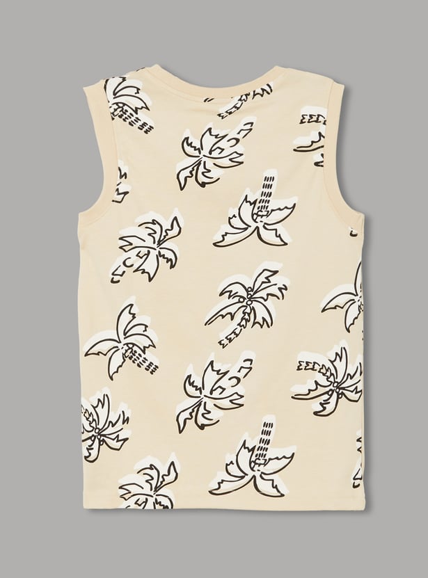 FAME FOREVER Boys Printed Shorts Set