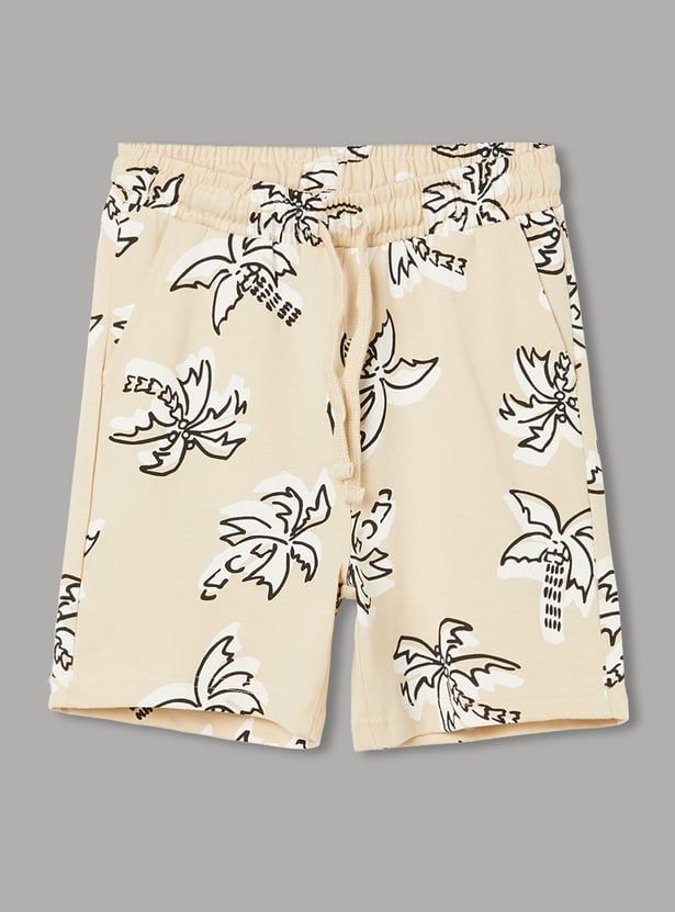 FAME FOREVER Boys Printed Shorts Set
