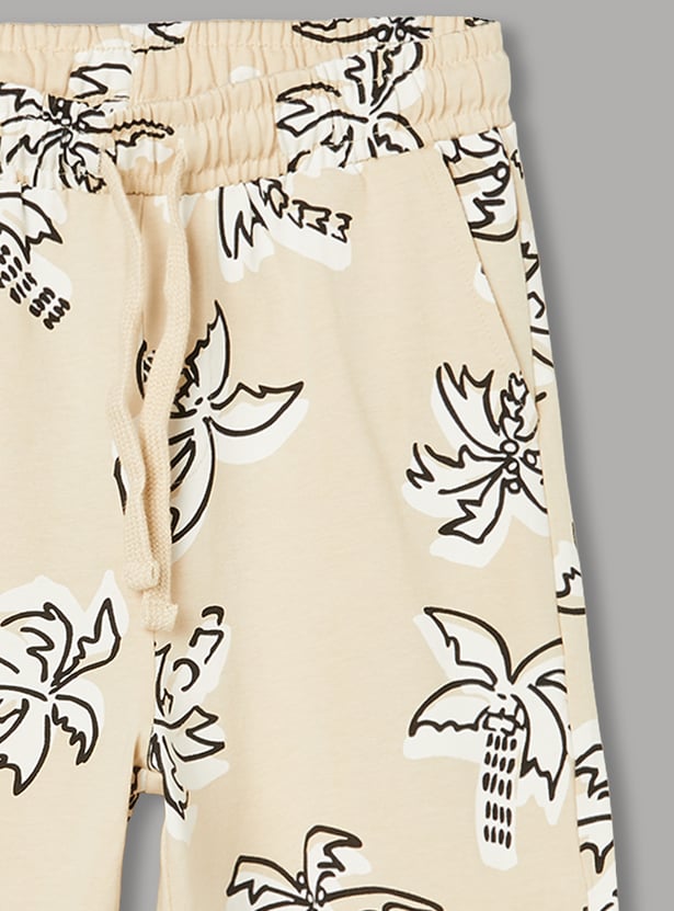 FAME FOREVER Boys Printed Shorts Set