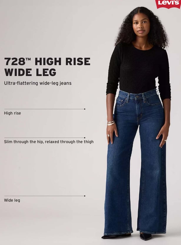 LEVI'S Solid Flared Jeans