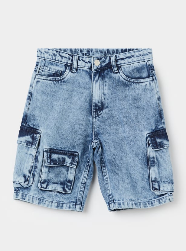 FAME FOREVER Boys Denim Shorts