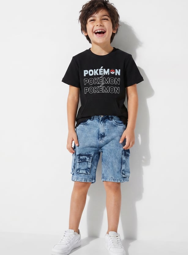 FAME FOREVER Boys Denim Shorts