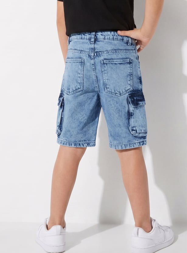 FAME FOREVER Boys Denim Shorts