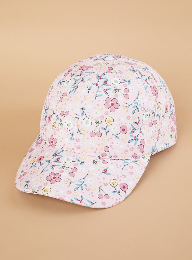FAME FOREVER Girls Floral Print Cap