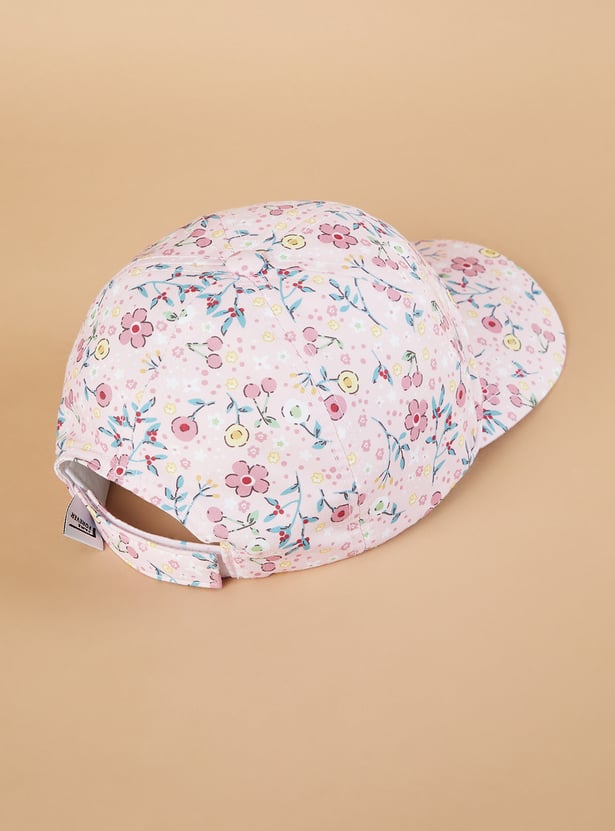 FAME FOREVER Girls Floral Print Cap