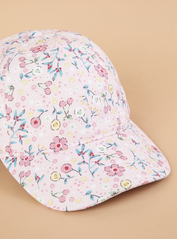 FAME FOREVER Girls Floral Print Cap