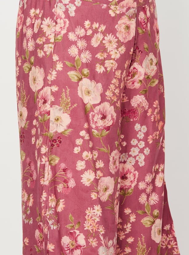 MELANGE Floral Print Kurta Set