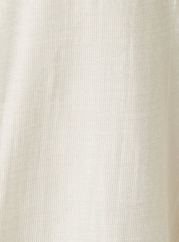 MELANGE Solid Straight Pants