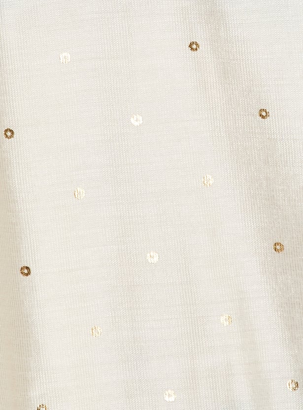 MELANGE Embroidered A-line Kurta