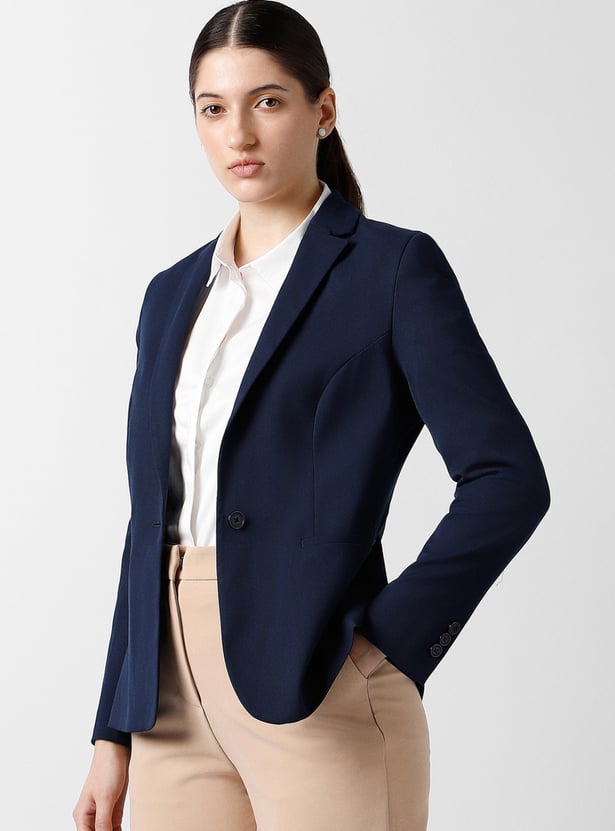 VAN HEUSEN Solid Tailored Blazer