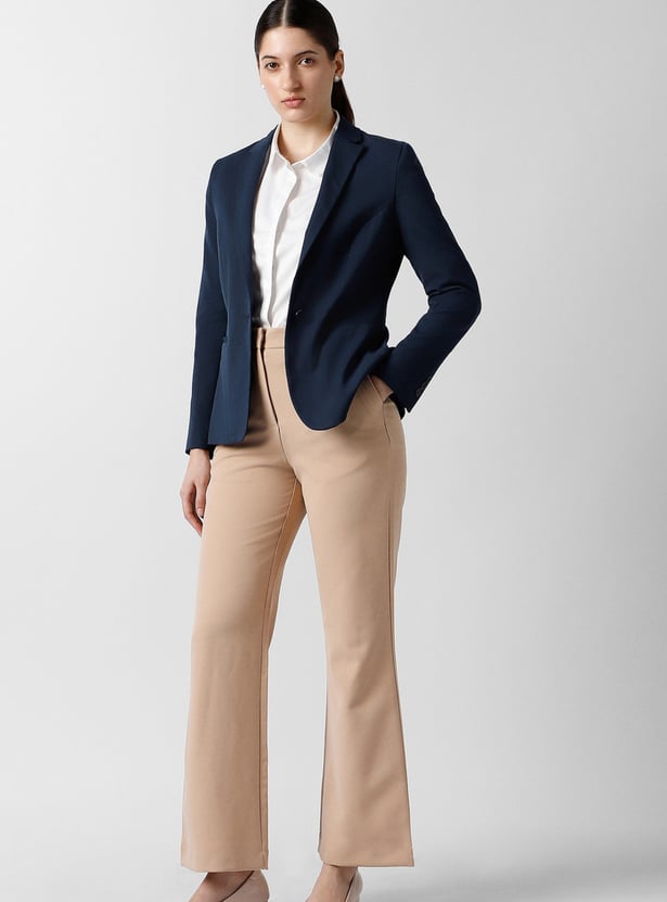 VAN HEUSEN Solid Tailored Blazer
