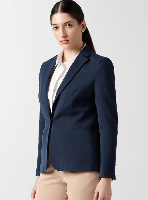 VAN HEUSEN Solid Tailored Blazer