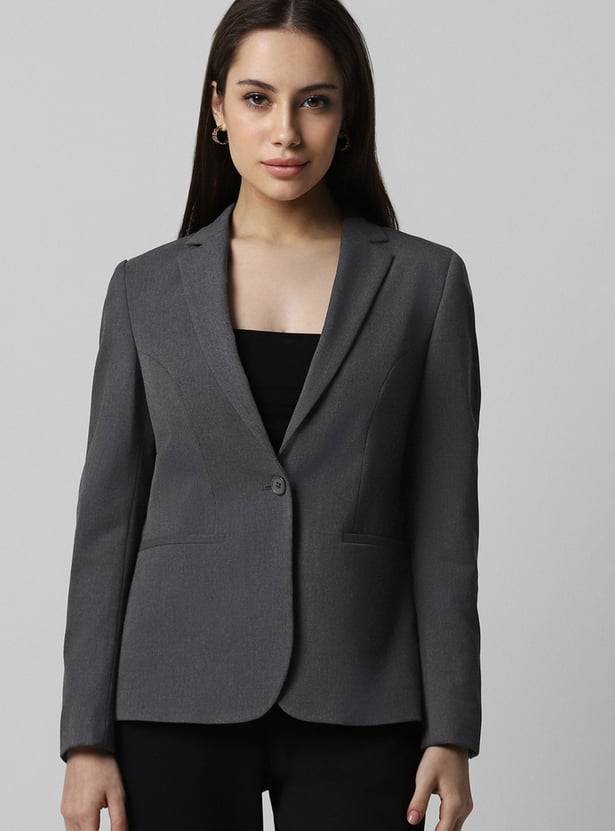 VAN HEUSEN Solid Tailored Blazer