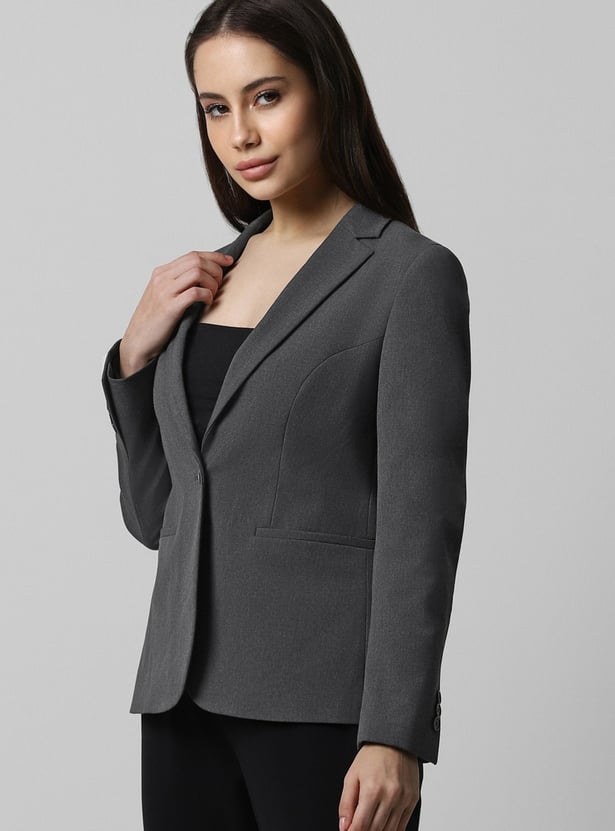 VAN HEUSEN Solid Tailored Blazer