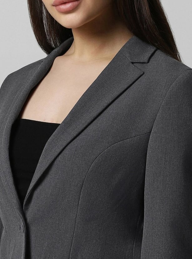 VAN HEUSEN Solid Tailored Blazer
