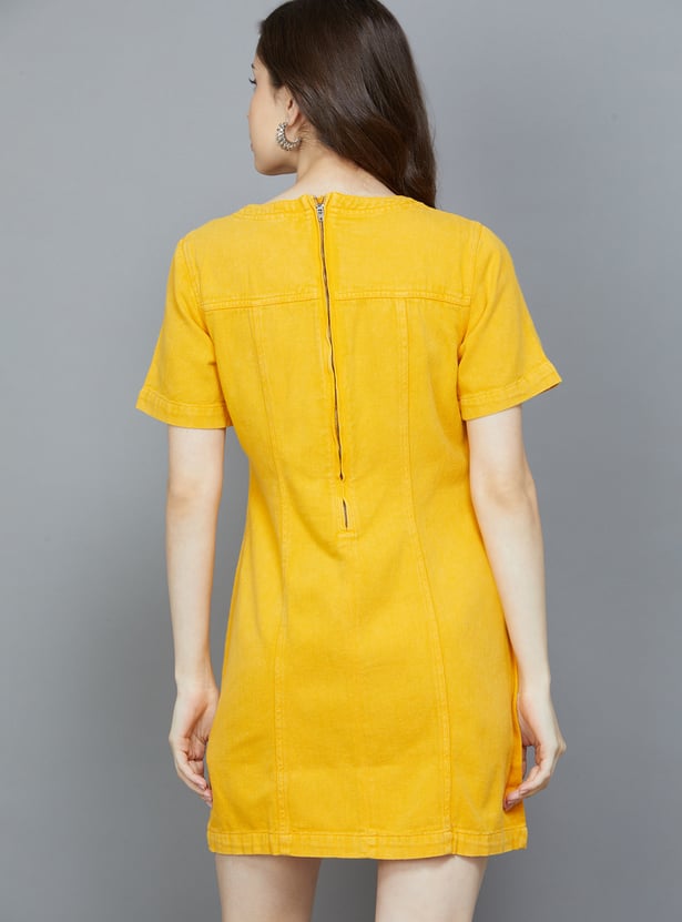 ONLY Lace-Up Detail Mini Dress