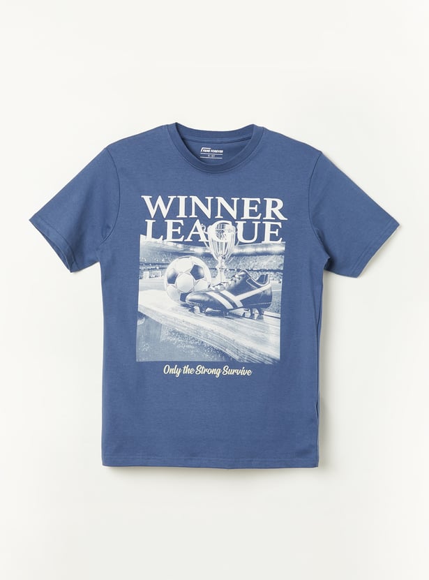 FAME FOREVER Boys Graphic Print T-shirt
