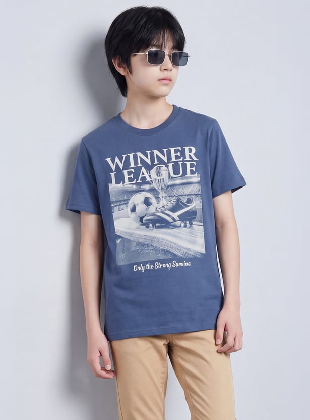 FAME FOREVER Boys Graphic Print T-shirt