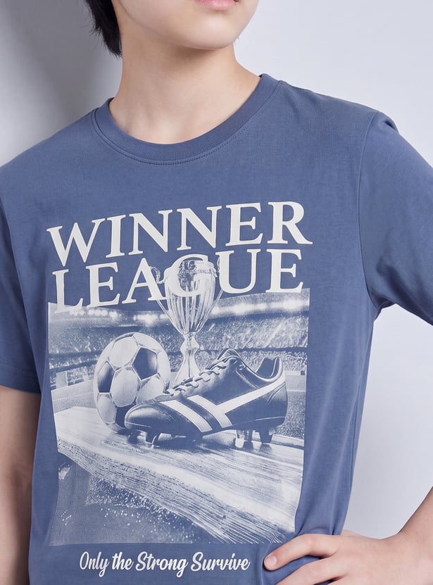 FAME FOREVER Boys Graphic Print T-shirt