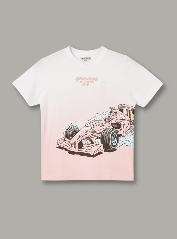 FAME FOREVER Boys Graphic Print T-shirt