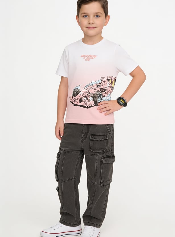 FAME FOREVER Boys Graphic Print T-shirt