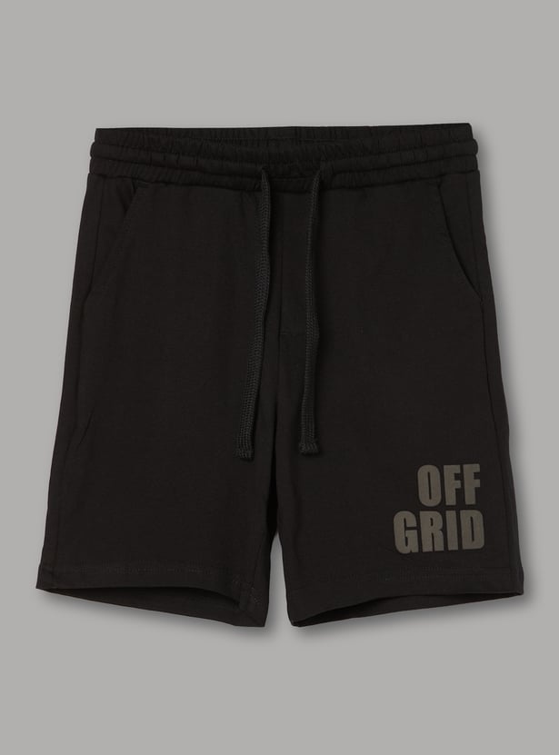 FAME FOREVER Boys Graphic Print Shorts