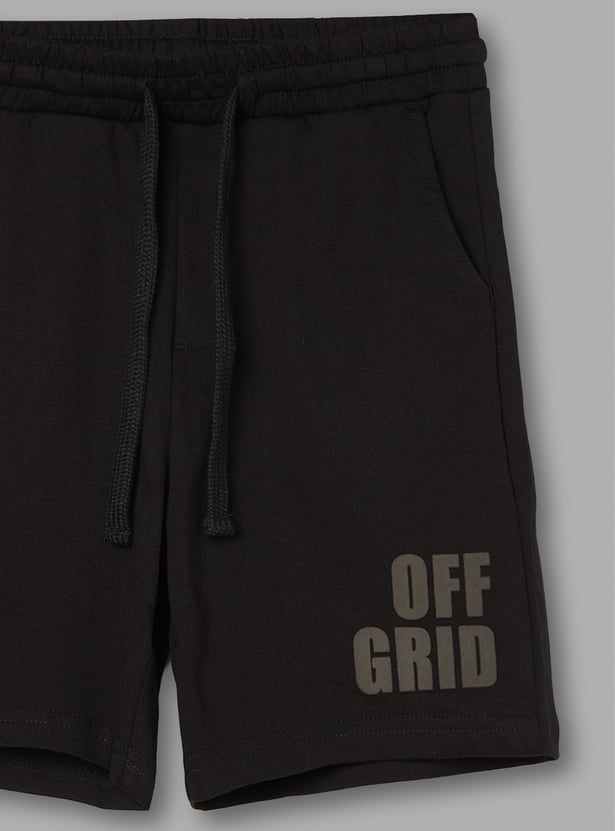 FAME FOREVER Boys Graphic Print Shorts