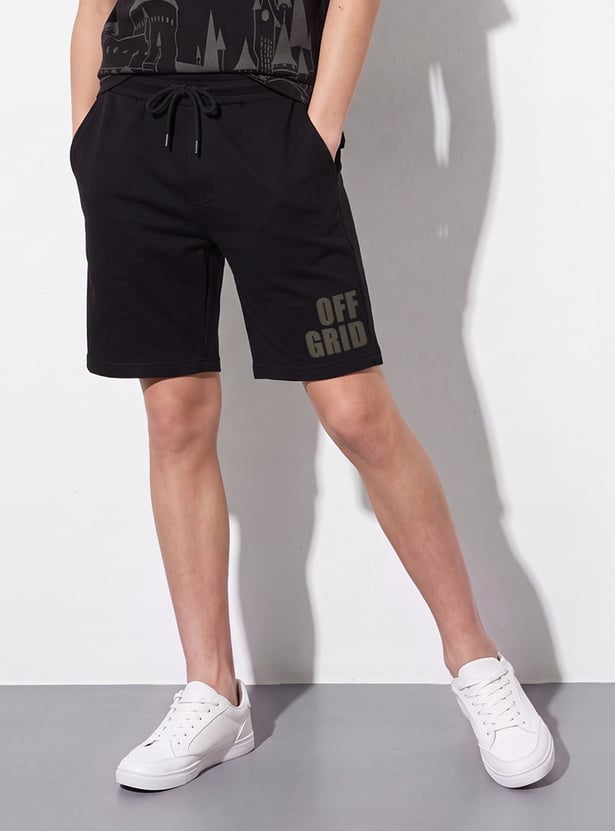 FAME FOREVER Boys Graphic Print Shorts