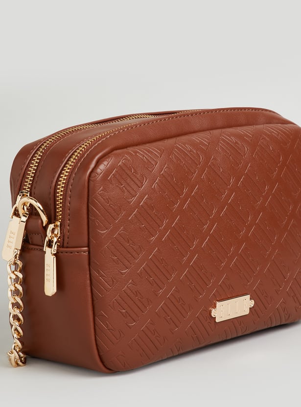 ELLE Embossed Sling Bag