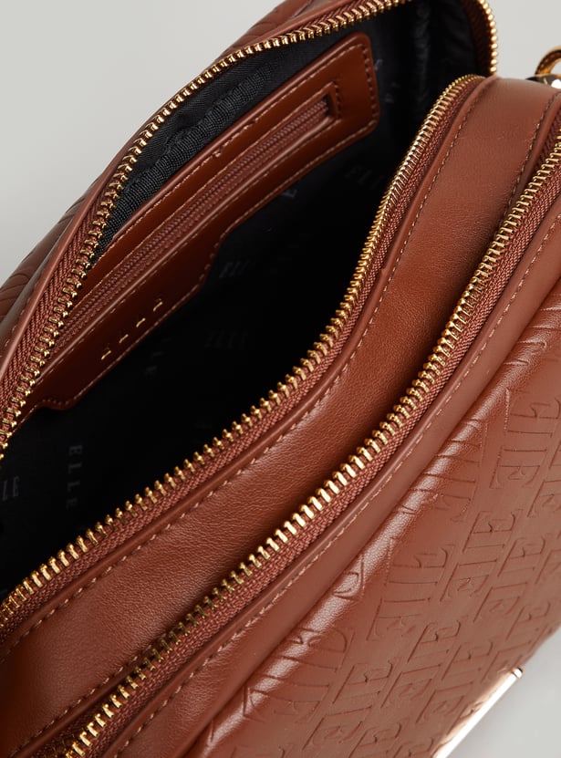 ELLE Embossed Sling Bag