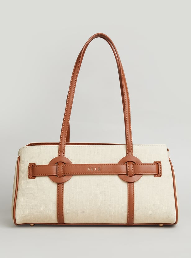 ELLE Solid Handheld Bag