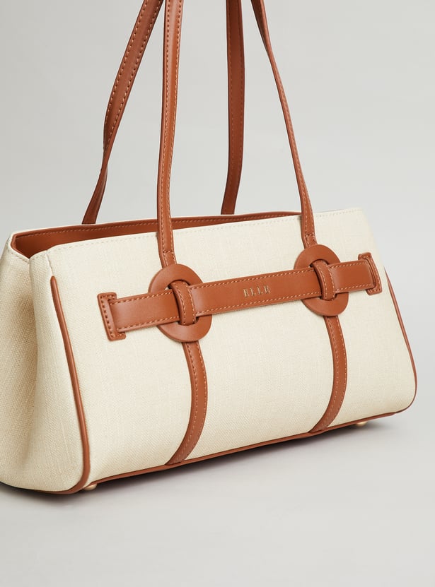 ELLE Solid Handheld Bag