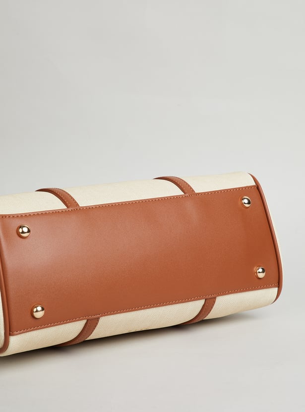 ELLE Solid Handheld Bag