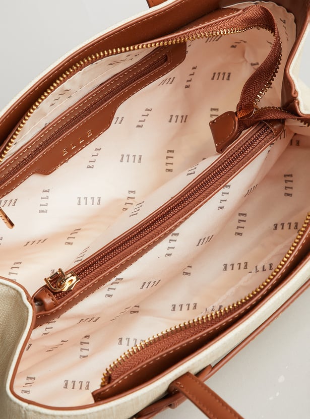 ELLE Solid Handheld Bag