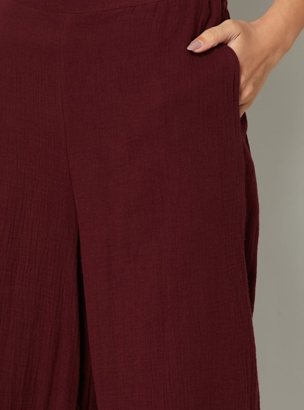 MELANGE Solid Kurta Set