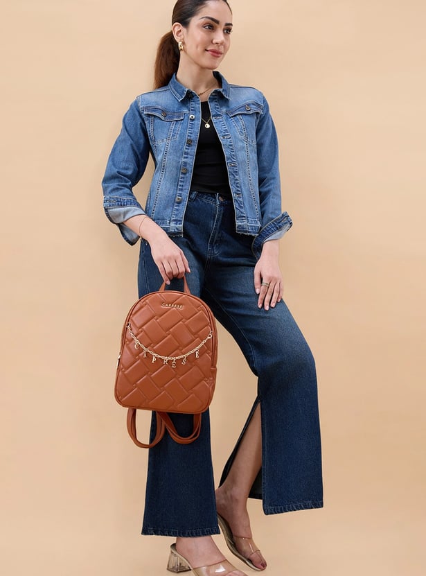 CAPRESE Quilted Medium Backpack