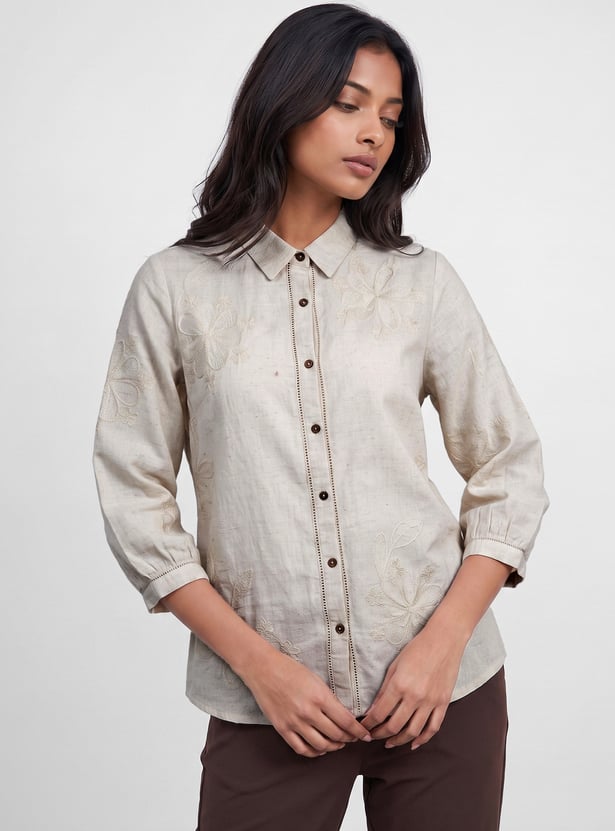 COLOUR ME Embroidered Shirt